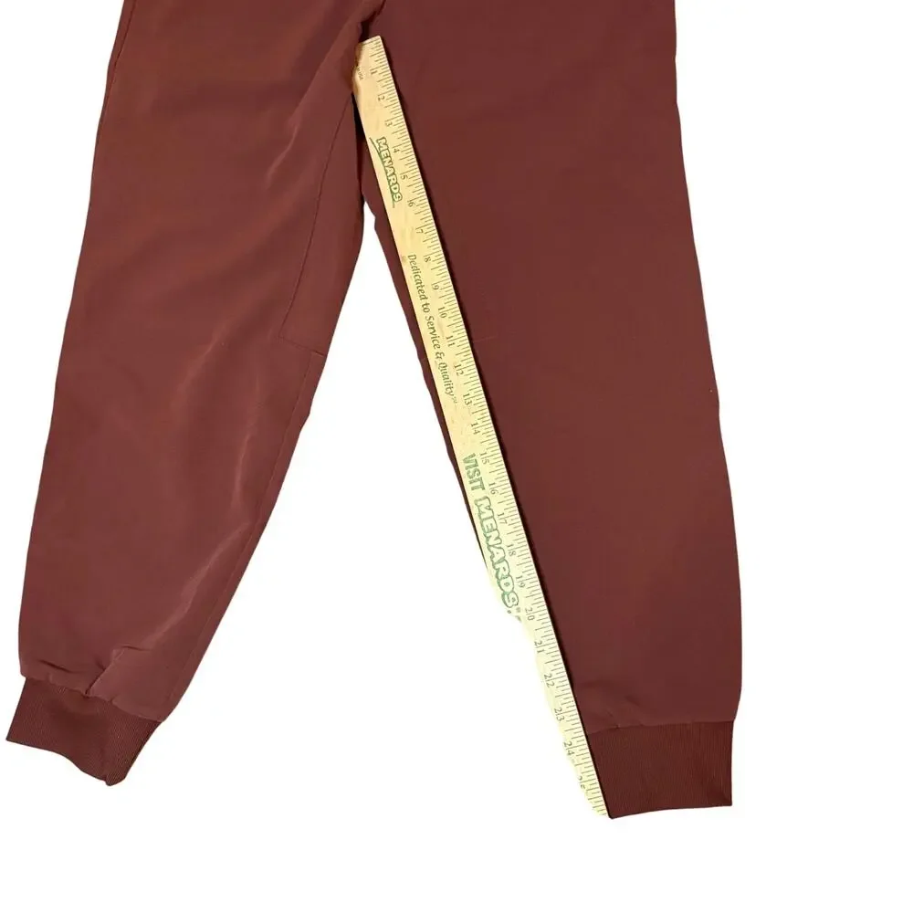FIGS Tansen Jogger Scrub Pants NWT • SS Short Small • Terracotta
